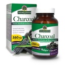 Het antwoord van de natuur Geactiveerde Charcoal 90-Capsules Uiteraard bevordert Ontgifting & Afval Eliminatie 