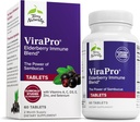 Terry naturellement ViraPro - Supplément avec mélange à base de plantes pour le soutien immunitaire - Supplément avec Elderberry, Zinc & Selenium - Soutien réponse immunitaire - 60 comprimés
