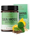 HERBAMAMA Sea Moss Gummies - 1600 mg True Sea Moss Gummies for Thyroid Support – Immune Support Supplement with Bladderwrack and Burdock Root - Vegan, Non-GMO - 90 Count (45 Servings)