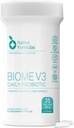 Formules indigènes Biome V3 Suppléments minéraux probiotiques, prébiotiques et fulviens - 35 milliards CFU - 6 souches - 60 capsules véganes - Femmes et hommes - FODMAP Friendly - Soutient la santé digestive, immunitaire et gut
