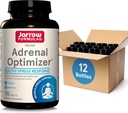 Jarrow Formulas Adrenal Optimizer met Ashwagandha, kamille en Schizandra Extract, Ondersteunt vermindering van Occasional Stress, 120 Vegan Tablets, 60 Day Supply(pack OF12)