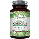 Vegan Omega 3 - Carragenan Free Plant Based Algal DHA/EPA- 60 Veggie Softgels - Ondersteunt hersenen, hart en prenatale gezondheid - essentiële vetzuren Supplementen