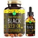 Maju Superfoods Black Seed Oil 2 oz en Black Seed Oil Capsules bundel