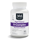 365 door Whole Foods Market, High Potency Vitamine B Complex met kruidensteun tabletten, 90 CT