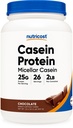 Nutricost Caseïne Proteïne Poeder 2lb Chocolade - Micellar Caseïne, Glutenvrij, Non-GMO