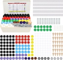 RELIANCER Moleculaire Model Kit,419PCS Biologische Moleculaire Chemie Set w/Atoms & Bonds, Moleculaire structuren Bouw Kit voor Chemie Leren,STEM Science Kits voor leraren, studenten, jonge wetenschappers