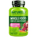 NATURELO Whole Food Multivitamine for Women - with Vitamins, Minerals, & Organic Extracts - Supplement for Energy and Heart Health - Non GMO - 240 Vegan Capsules