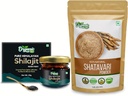 ORGANISCHE ZING Shatavari Poeder- 454g & Shilajit Resin- 20g
