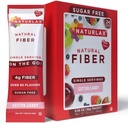 Naturals Coton sans sucre Aromatisé au Psyllium Husk, 24 paquets de fibres