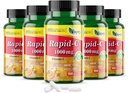 America Medic & Science Rapid-C 1000mg Vitamine C Supplement (5 Pack of 100 Tablets) Energy Booster, Daily Immuun System Support, Antioxidant 