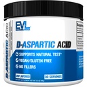 D Aspartic Acid Testosteron Booster voor mannen - 3120mg DAA D-Aspartic Acid Pre Workout Powder Muscle Builder for Men 3.12g - Men's Health Supplement for Enhanced Drive Potency and Wigor - Unflavored