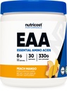 Nutricost EAA Powder 30 Serves (Peach Mango) - Essentiële Aminozuren - Non-GMO, Glutenvrij, Vegetarisch Vriendelijk