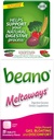 Beano Meltaways, Gas Prevention & Digestief Enzyme Supplement, Aardbei smaak, 15 Tellen