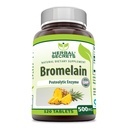 Kruidengeheimen Bromelain Supplement 500 Mg Tablets Supplement 