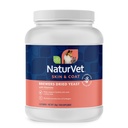 NaturVet Brouwers Gedroogde Gist Formula met knoflook smaakstoffen en vitamines Ondersteunt gezonde huid en glanzende jas Versterkt met B-1, B-2, Niacin & Vitamin C voor honden en katten (4 lb poeder)