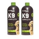 LIQUIDHEALTH Huisdieren K9 Complete 8-in-1 vloeibare multivitamine voor volwassen senior honden & Puppies, alles in één Formule Canine Vitaminen voor huid & jas, Joint Health, Immune Support - USA Made (2 Pack)