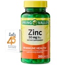 Spring Valley Zink 50 mg, 200 Telling, Dieetsupplement Capletten voor Immune Health, Zink Immune Supplementen, Bundel met Lual 45 Diabetes Decodeerd