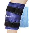 Medvice Ice Pack met Cold Compressie voor Kniepijn Relief, Zwelling, Knie Vervanging Chirurgie, Artritis, en letsel herstel, verstelbare riemen, Herbruikbare Gel Ice Wrap voor Meniscus Tear en ACL Blue