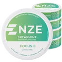 NZE Cafeïnevrije Nootropic Pouches (Spearmint) - Nootropic Pouches met Alpha GPC, L-Tyrosine & L-Theanine - Geen suiker of kunstmatige zoetstoffen - 15 Nicotine Free Pouches Per Can - 5 Pack
