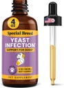 Gistinfectie behandeling voor honden - 4 ounces - verzachtende jeuk verlichting, oorinfectie behandeling, vermindert irritatie & ontsteking, 4 oz