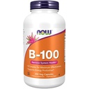 NOW Supplementen, Vitamine B-100, Energieproductie*, Zenuwstelselgezondheid*, 250 Veg Capsules