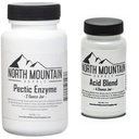 North Mountain Supply Pectic Enzyme 2 Ounce Jar en AB-4oz Food Grade Acid Blend Bundle