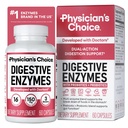 KEUZE van de arts Digestive Enzymes for Bloating & Digestion - 16 Enzymes with Organic Prebiotics & Probiotics for Gut & Digestive Health - Meal Time Discomfort Relief - Dual Action Support - 60 CT