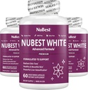 NuBest White - Ondersteunt mooie en stralende huid met Glutathion, Melkdistel Extract, L-Cysteine, Kostbare Kruiden en Vitaminen (3 Pack)