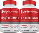 (2 Pack) Glyco Vantage Glyco Optimizer Capsules Bloedondersteuning Maximale sterkte Alle natuurlijke supplement voor mannen en vrouwen