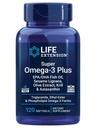 Life Extension Super Omega-3 Plus EPA/DHA Fish Oil, Sesam Lignans, Olive Extract, Krill & Astaxanthine - Heart, Brain & Joint Health Support - Gluten-Free, Non-GMO - 120 Softgels