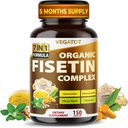 VEGATOT Organic Fisetin Complex 7-in-1 Formula 