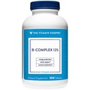 The Vitamin Shoppe B-Complex 125 Ondersteunt de energieproductie, de functie van het zenuwstelsel en het voedingspatroon Uitstekende bron van B1, B2, B6, B12, Niacin, Foliumzuur en Biotine (300 tabletten)