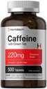 Horbäach Caffeine Pillen 220mg met groene thee 500 Tabletten
