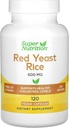 SuperNutrition Red Gist Rice, 600 mg, 120 Veggie Capsules