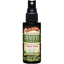 Spray complexe de gorge de feuille d'olive de Barlean, supplément de soutien immunitaire avec menthe poivrée, citron et sauge pour le soulagement de la gorge Itchy, extrait mélangé liquide, 1,5 oz
