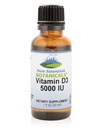 Pure Mountain Botanicals Liquid Vitamin D Drops - Unflavored Kosher D3 Liquid Drops in MCT Oil - 5000IU per Serving - 1oz Fles