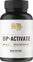 Golden After 50 BP-Active - Nitric Oxidation Supplement with Essential Amino Acids - Blood Circulatie and Heart Health Support Supplement - 60 Capsules - 800mg L Arginine, AAKG, L Citrulline