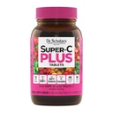 Super-C Plus de Dr Schulze - supplément de vitamine C pour le soutien immunitaire - Skin Health & Antioxydant Support - Formule à haute puissance - Superfood végétale - Sans gluten et végétalien - 60 portions (20 portions)