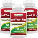 Best Naturals Red Gist Rice 1200 mg (Non-GMO) 120 tabletten (120 telling (verpakking 3))