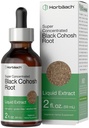 Horbäach Black Cohosh Root Tinctuur 2 fl oz Liquid Extract Alcoholvrije Herb Drops 