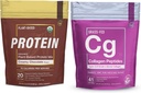 Essentiële elementen Gehydrolyseerde collagen Peptiden Poeder & Organic Pea Protein Powder - Creamy Chocolate 