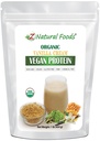 Z Natural Foods Biologische Vanille Cream Vegan Protein Powder, Vanille Flavored Vegan Protein Supplement, Alle natuurlijke, Veganistische, Non-GMO, 1 lbs