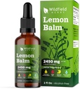 2 Lemon Balm Extract Drops Liquid 2000mg (Melissa officinalis) Kruidensupplement Absorbeert beter dan capsules, 2 maand supply, 84 servings, alcoholvrije tinctuur - 2 Oz, Pack of 2