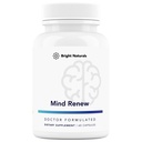 Mind Renew - Fabriqué aux Etats-Unis - Supplément Cerveau pour la Mémoire et la Focus - Soutien Vitalité et Énergie, 60 Capsules