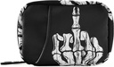 Hand schedel pil doos 7 dagen pil geval reis pil Organisator tas met rits draagbare wekelijkse geval Compacte grootte voor vitamine supplement houder