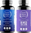 Gelukkige gezonde Hippie Ga met de stroom Menopauze Ondersteuning & natuurlijke slaapsupplement
