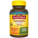 Nature Made Extra Strength Turmeric Curcumin with Black Pepper, 1000mg Kurkuma Extract per portie (Gestandaardiseerd tot 95% Curcumaïden), Ondersteunt Gezonde Ontsteking Response, 60 Vegetarische Capsules