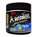 AMMO ® Energy ReloadsTM Pre Workout Powder - 300mg Cafeïne Zero Sugar Vitale Aminos en Elektrolyten Geen kunstmatige smaken of kleuren (Berry Blast)
