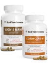 Lions Mane (120ct) en Cordyceps (120ct) Capsules Bundle - Mushroom Supplement voor cognitie, energie en endurance