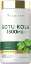 Carlyle Gotu Kola Capsules 1500mg 180 Tellen Niet-GMO, Glutenvrij Traditioneel Kruidenextract